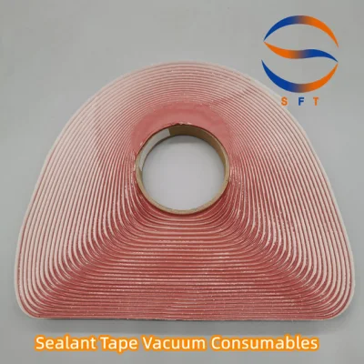 240 Degree Red Color Butyl Rubber Vacuum Sealant Tape