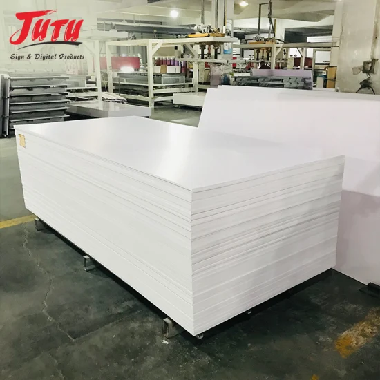 Jutu White High Density Trimboard PVC Foam Board Furniture Expanded Foam Sheet