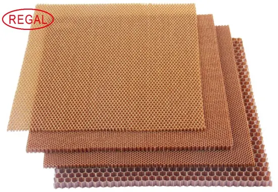 Good Formability Manufacture Customized Various Thickness Paper Aramid Honeycomb Core Panel
